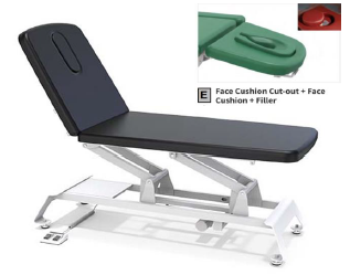 MediSports 2-Section PLINTH Physiotherapy + Massage Table